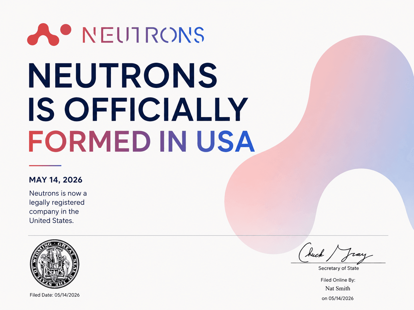 Neutrons — Officially Formed in the USA 🇺🇸 project image